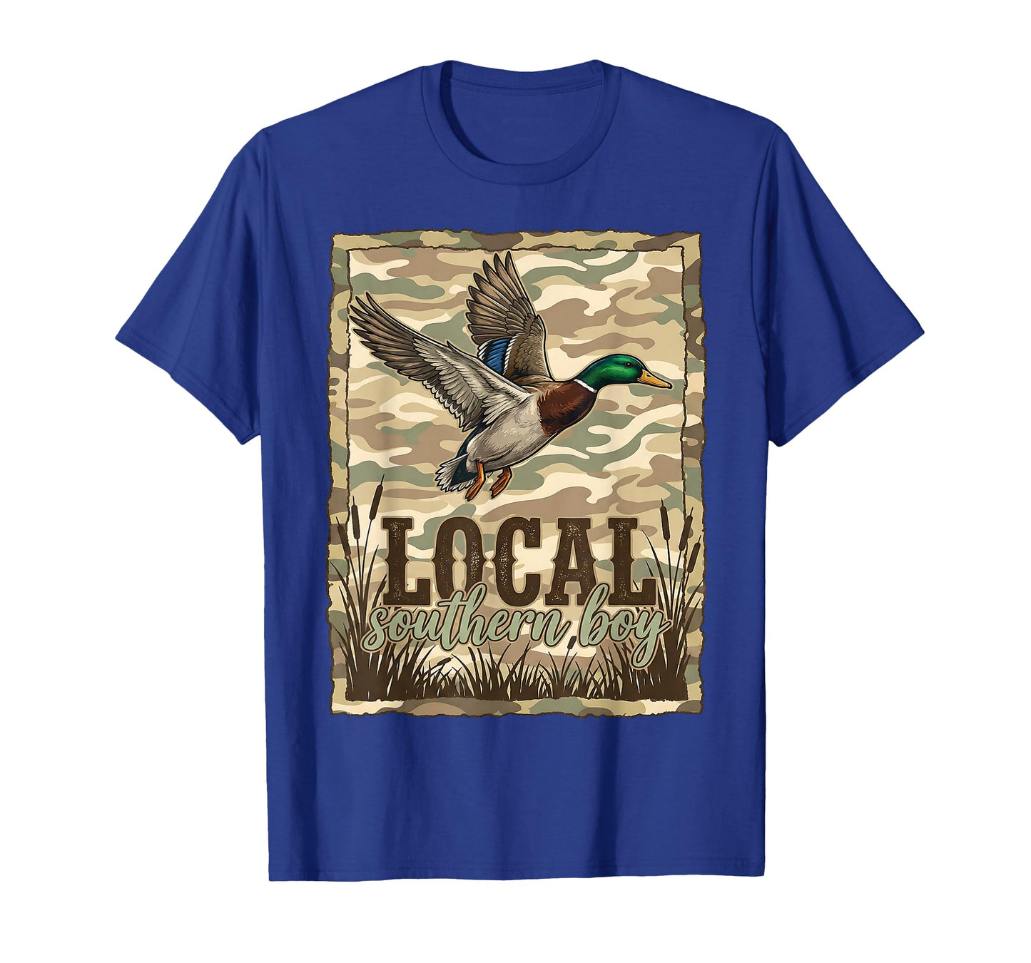 Local Southern Boy Mallard Duck Hunting Camo Outdoor Men T-Shirt