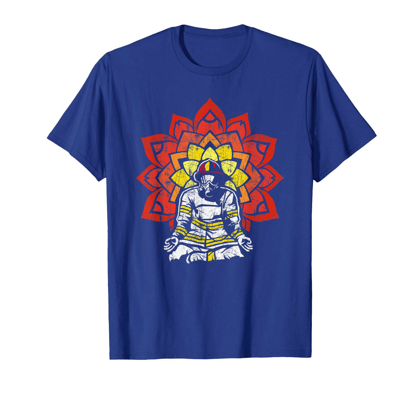 Firefighter Yoga TShirt for a Calm Down Firefighter T-Shirt