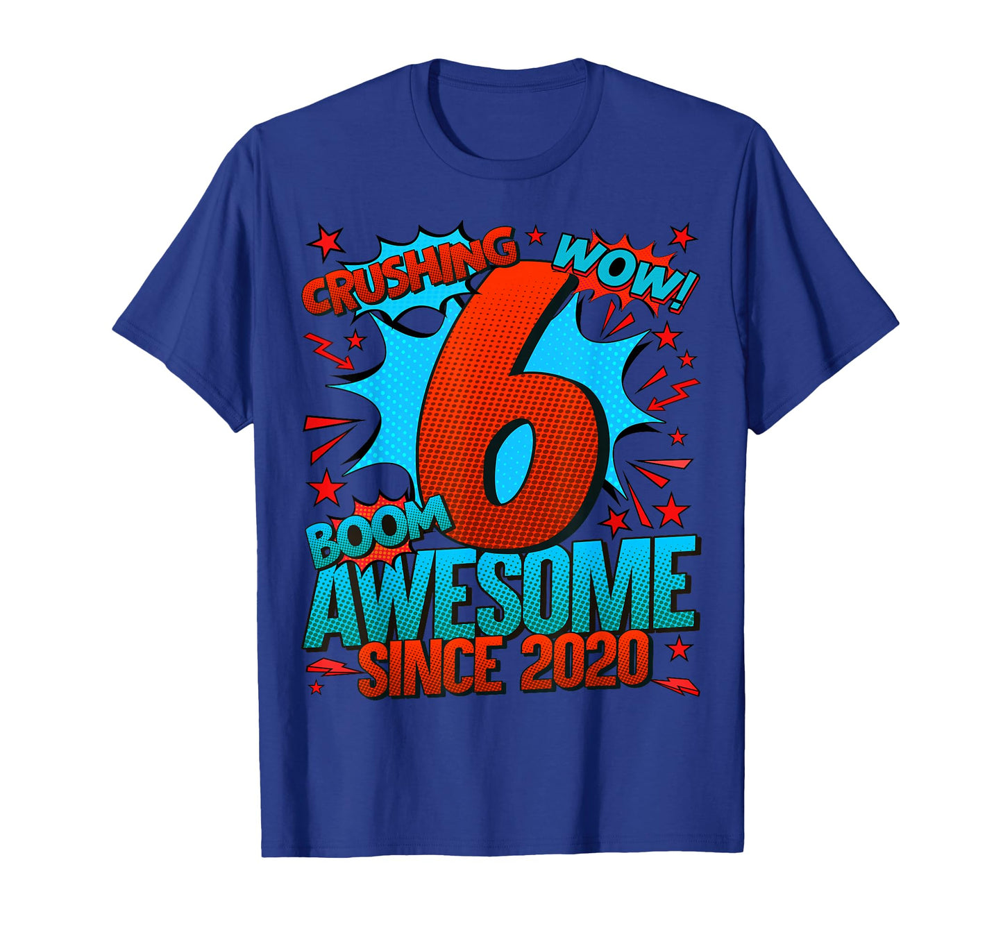 6 Year Old Gifts for Boys 6th Birthday Boy 6 Year Old Boy T-Shirt