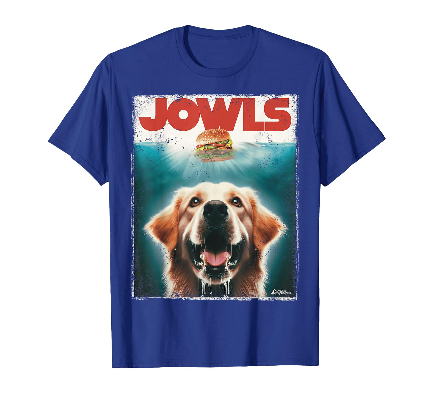 Light Golden Retriever Jowls Top, Paws Cream Lab Dog Mom Dad T-Shirt