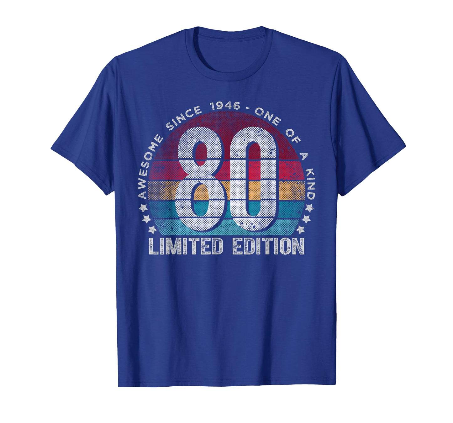 80 Year Old Gifts Vintage 1946 Limited Edition 80th Birthday T-Shirt