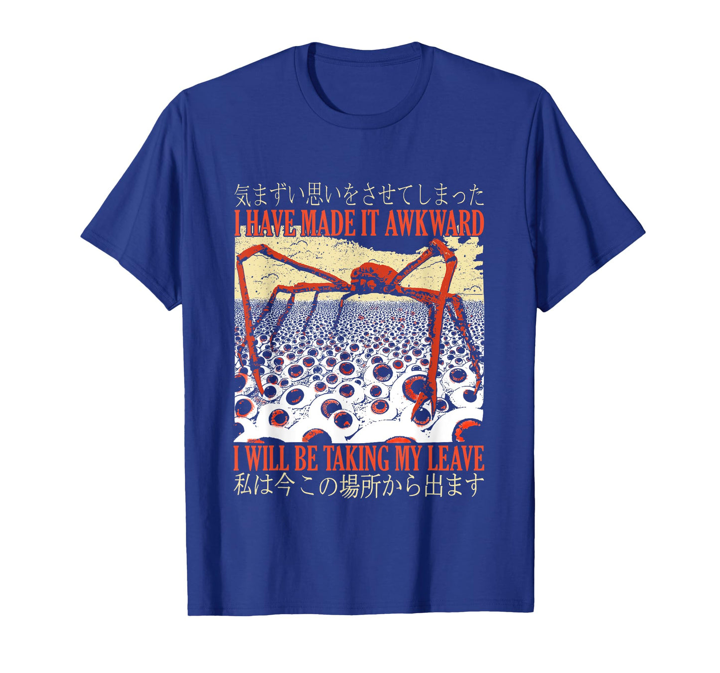 I Have Made It Awkward I Will Be Taking My Leave, Crab Meme T-Shirt