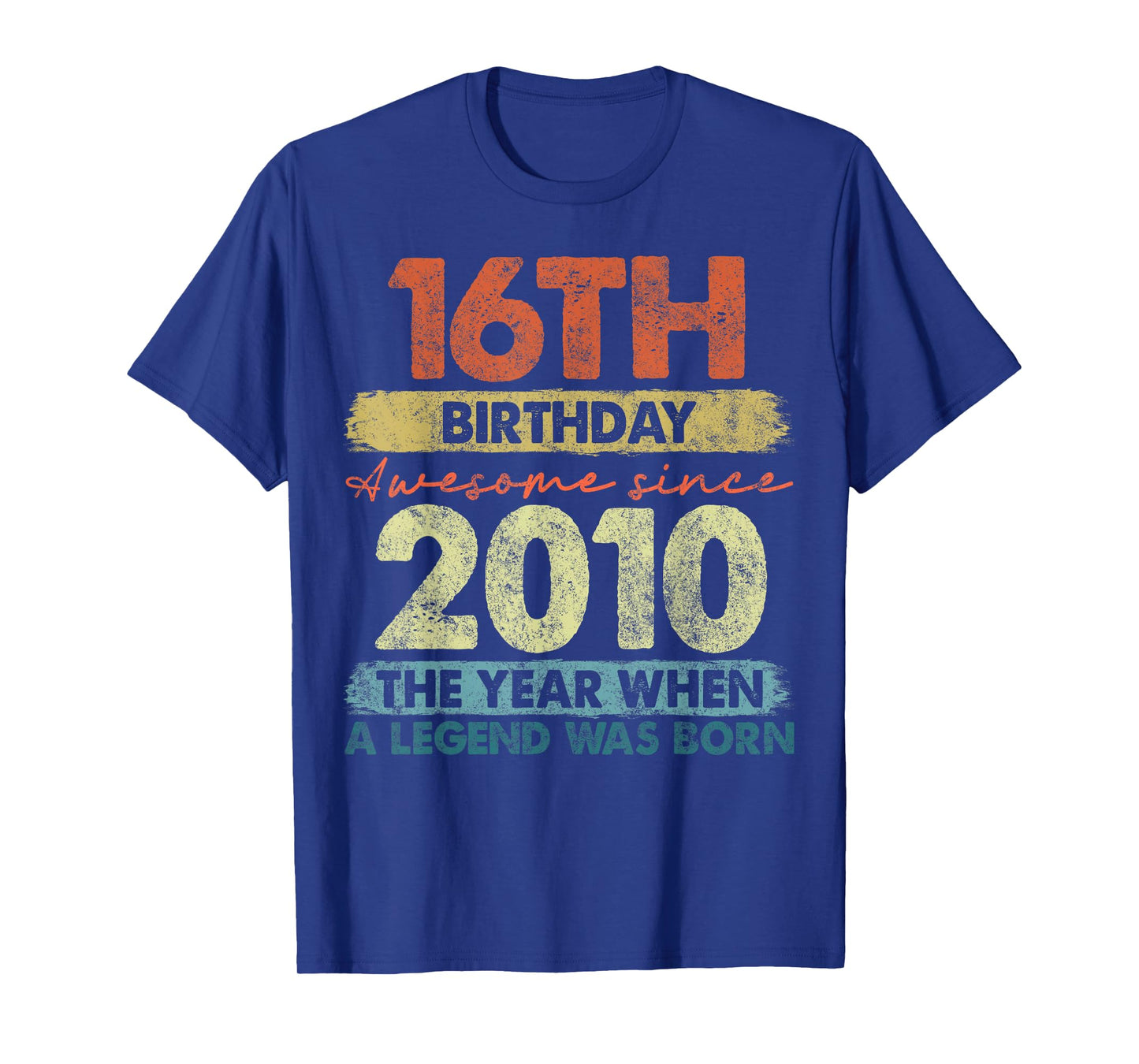 16 Year Old Gifts Vintage 2010 Limited Edition 16th Birthday T-Shirt