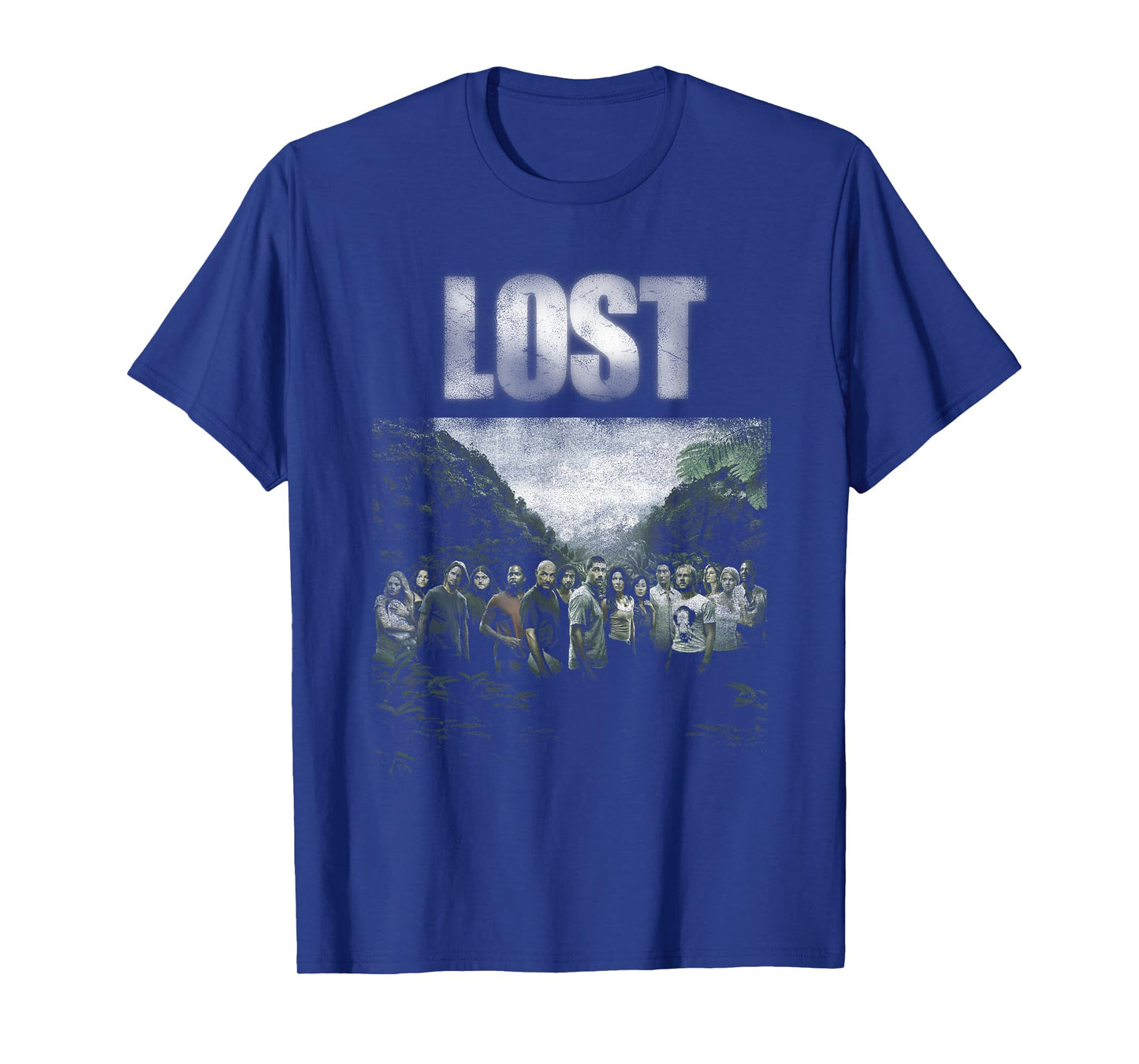 Lost Vintage Distressed Season 2 Cast Photo TV Show T-Shirt