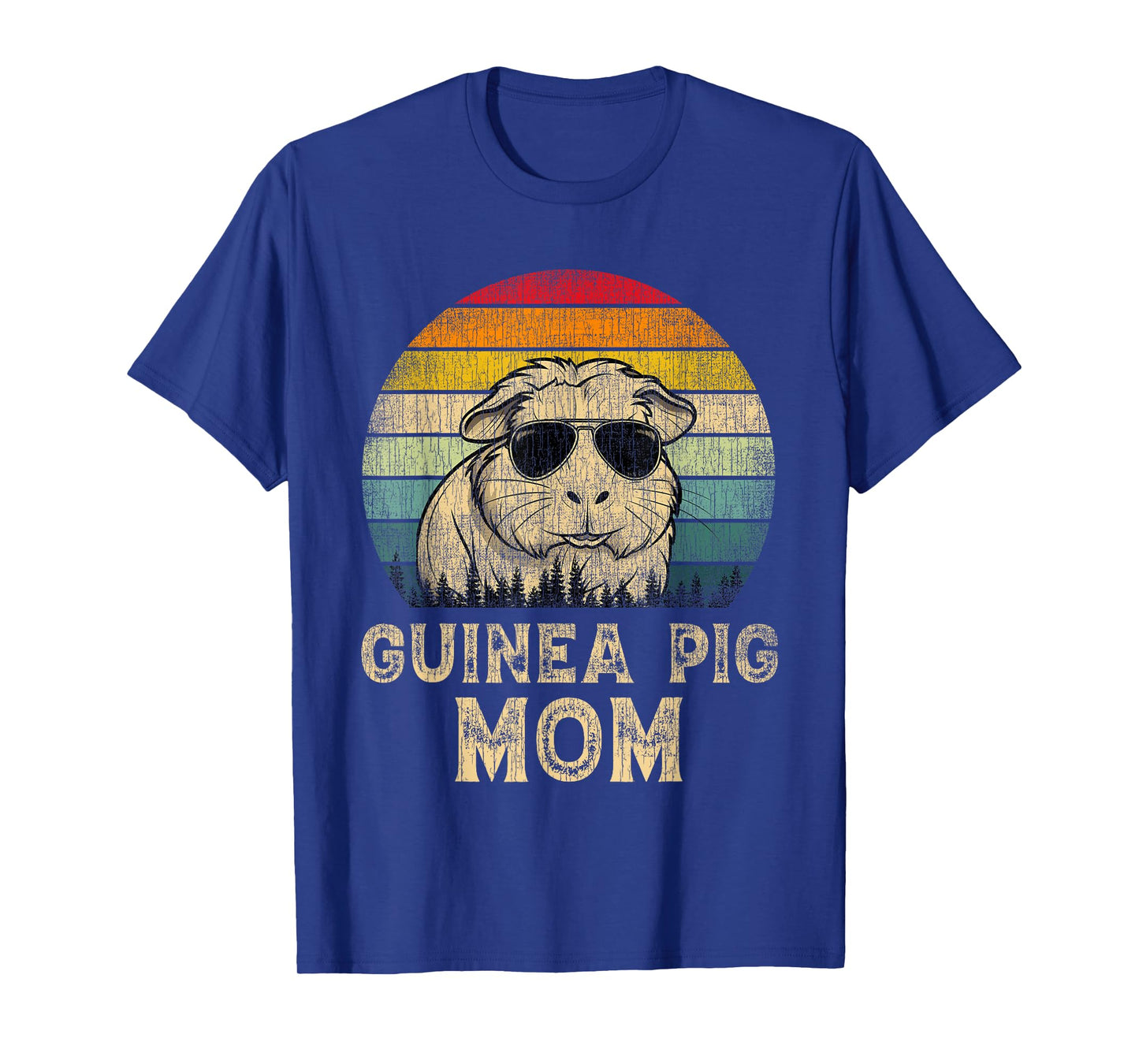 Vintage Guinea Pig Mom Guinea Pig Lovers Mommy Mother's Day T-Shirt