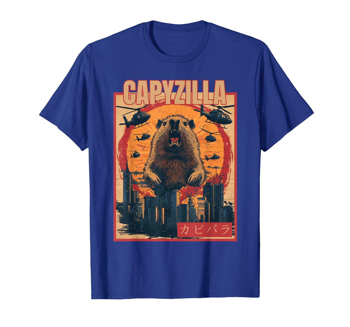 Capyzilla | Funny Capybara Graphic | cool Rodent Capybara T-Shirt
