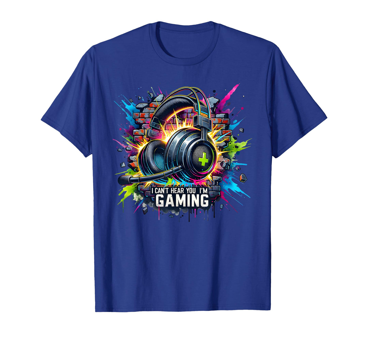 I Can't Hear You I'm Gaming Funny Gamer Boys Teens Men T-Shirt