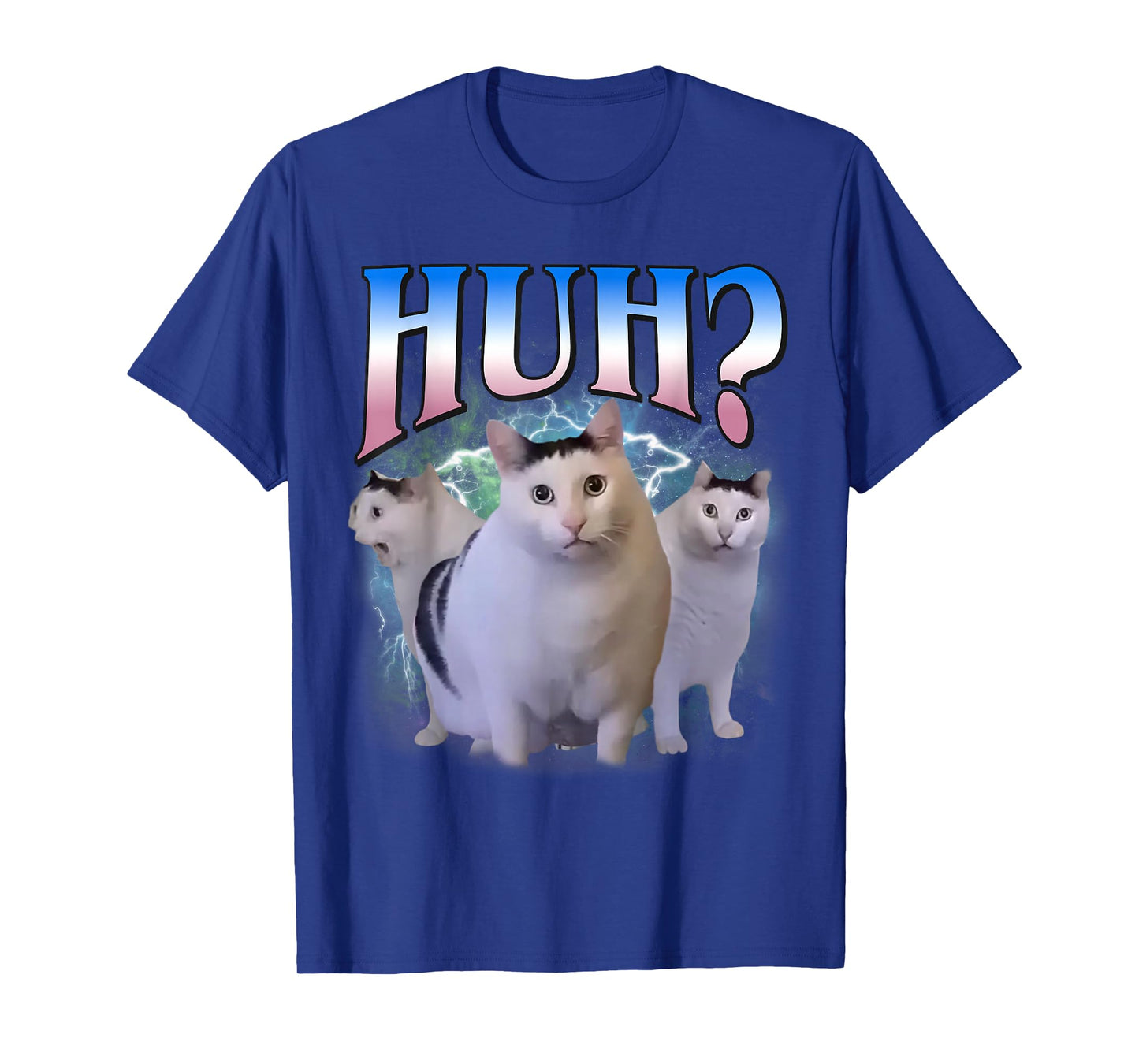 Huh Silly Cat Meme Funny Oddly Bootleg Specific Dank Meme T-Shirt