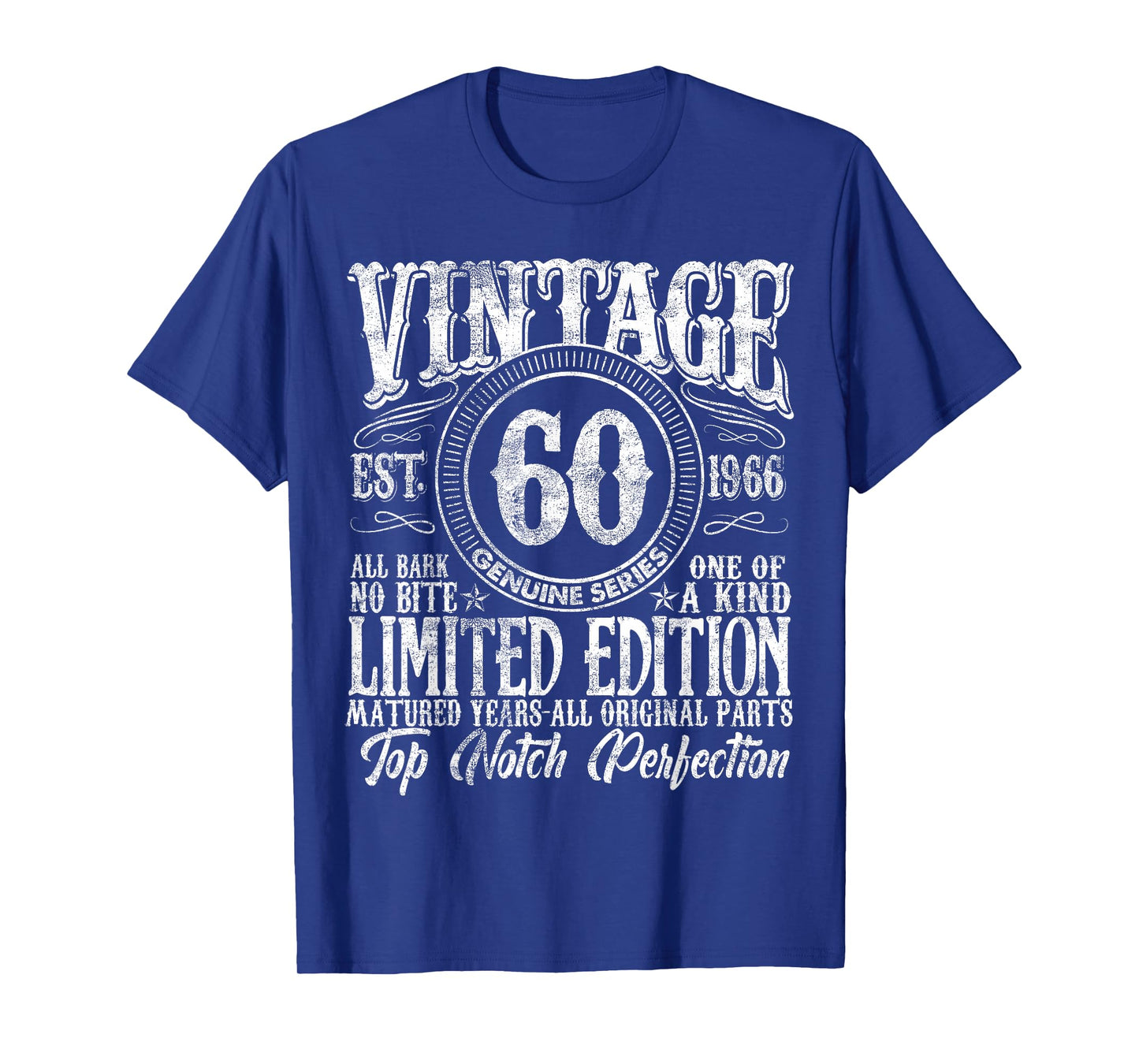 60 Year Old Gifts Vintage 1966 Limited Edition 60th Birthday T-Shirt