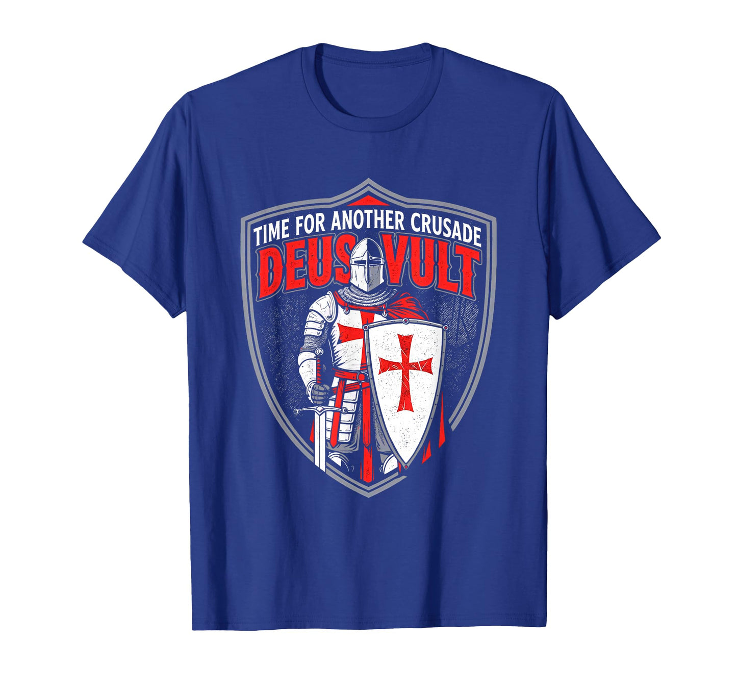 Time for Another Crusade Deus Vult T-Shirt