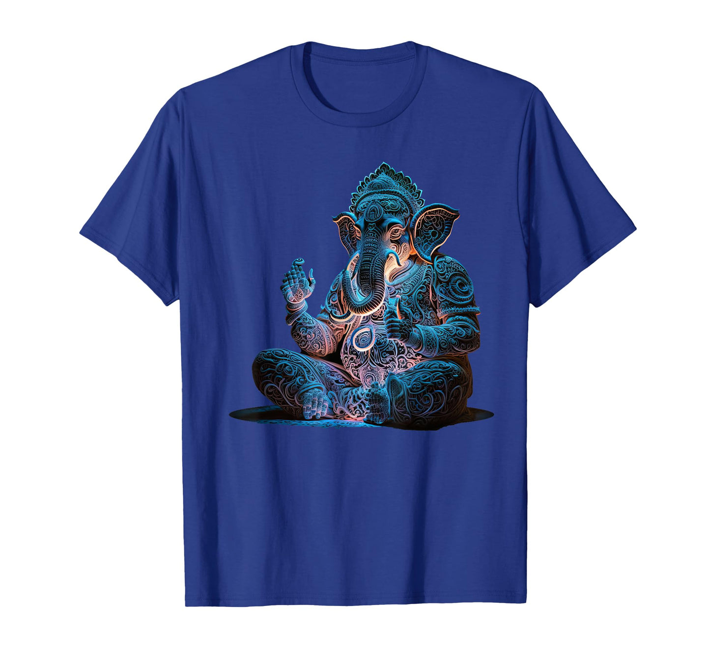 Ganesh Elephant Hindu Yoga Spiritual Meditation. T-Shirt