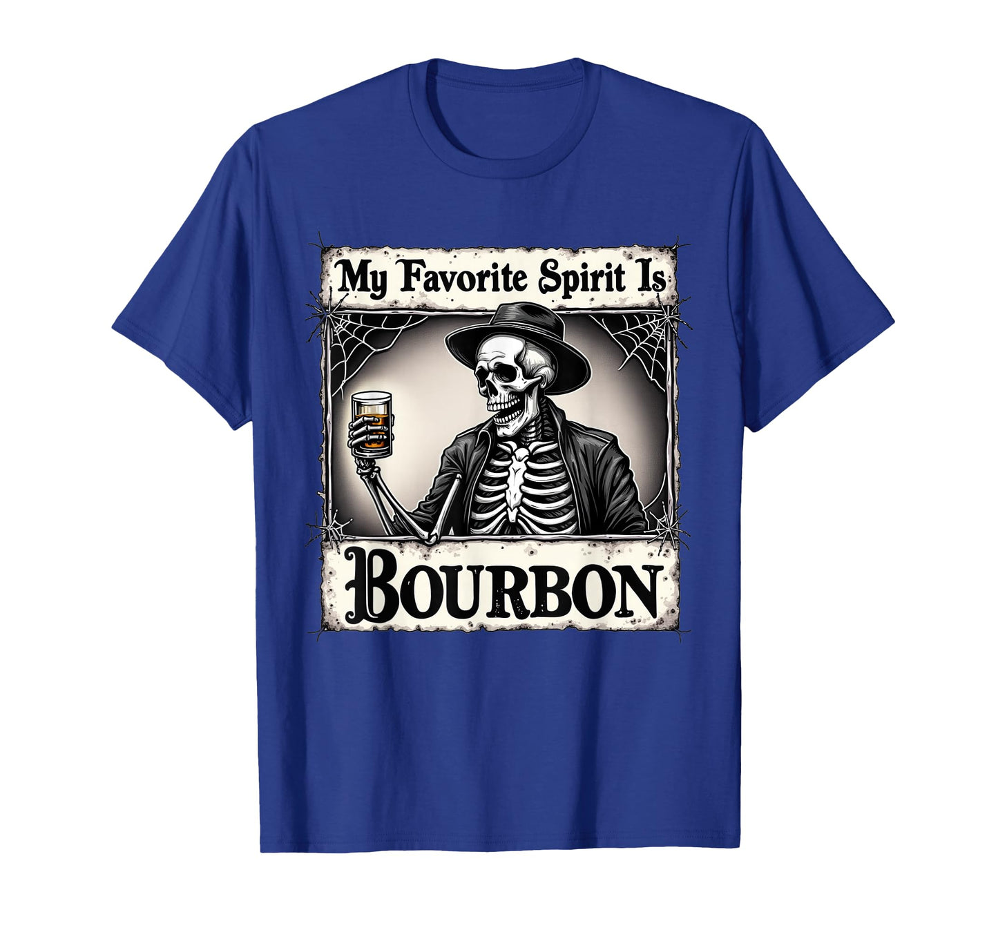 My Favorite Spirit is Bourbon Funny Halloween Ghost T-Shirt