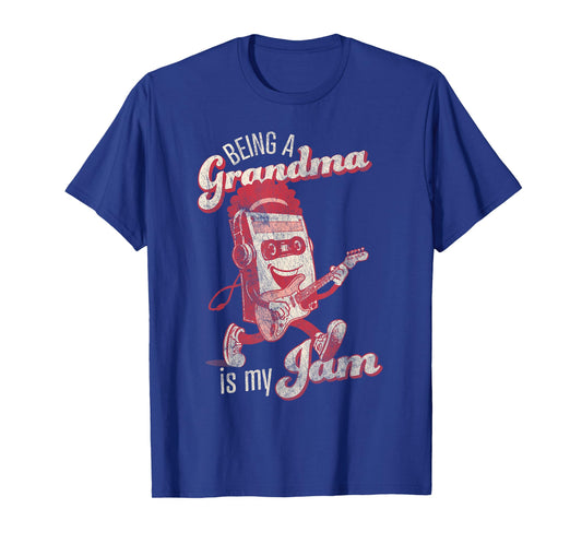 Funny Retro Grandmother Being a Grandma is My Jam T-Shirt
