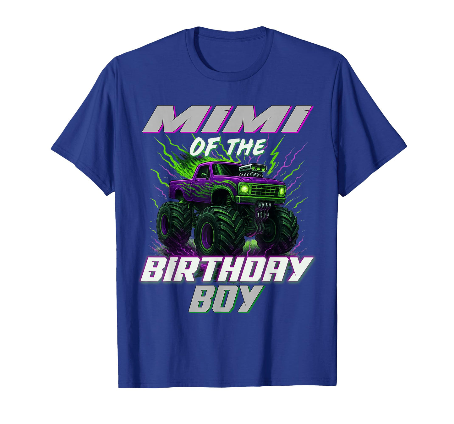 Mimi of The Birthday Boy Monster Truck T-Shirt