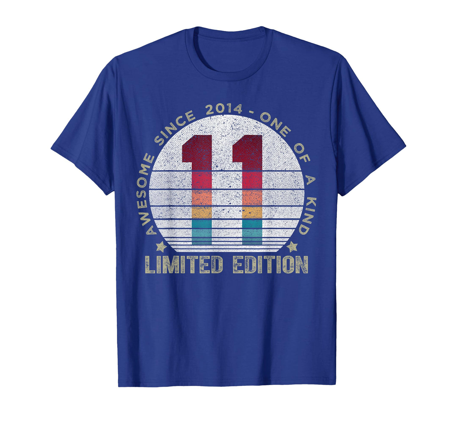 11 Year Old Gifts Vintage 2014 Limited Edition 11th Birthday T-Shirt