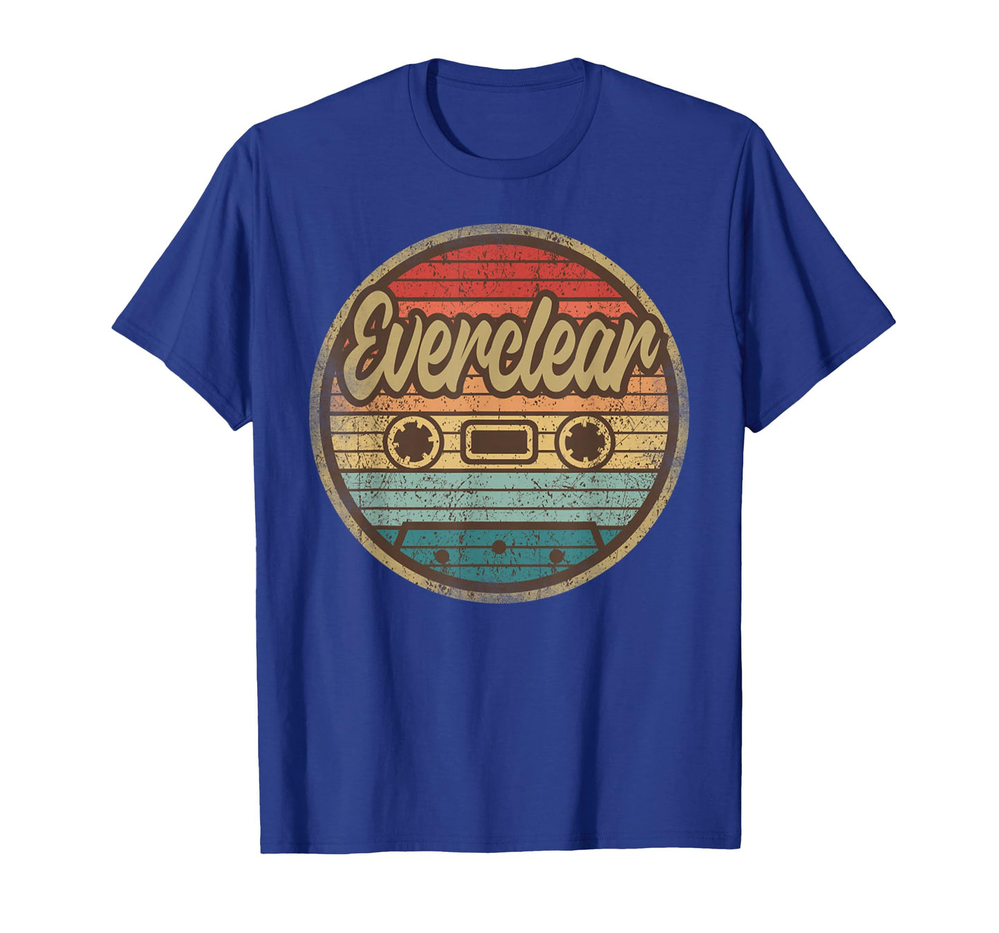 Vintage Eversclear Retro Musician 90s Rock Cassette T-Shirt