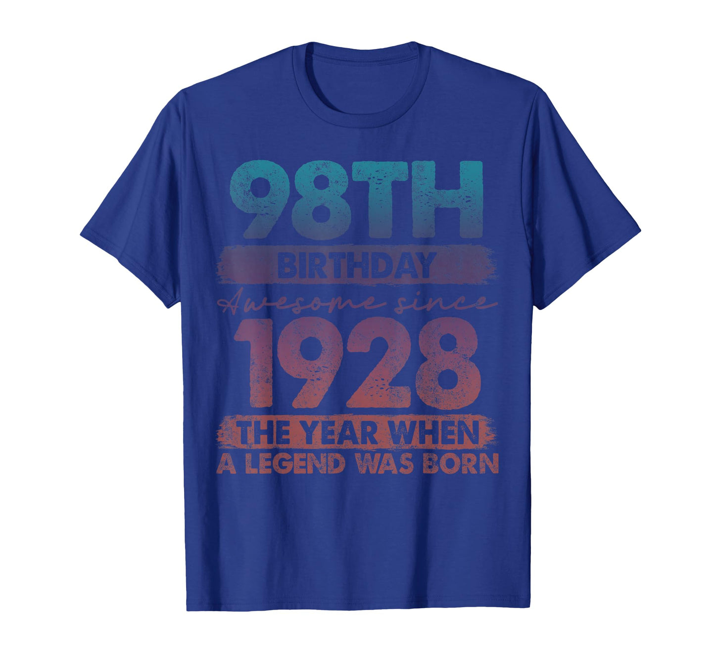 98 Year Old Gifts Vintage 1928 Limited Edition 98th Birthday T-Shirt