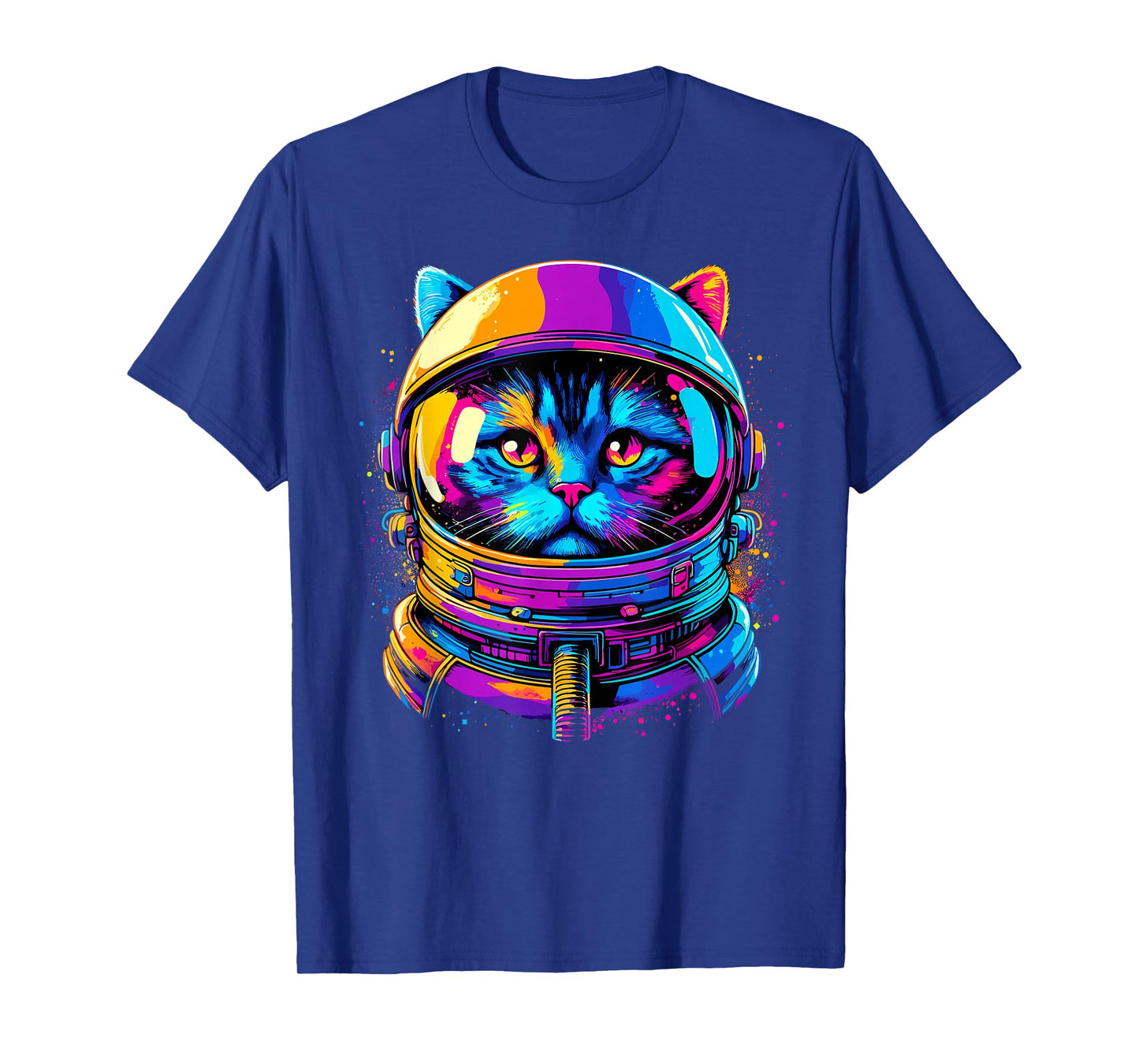 Cat Galaxy Astronaut Cat Space T-Shirt