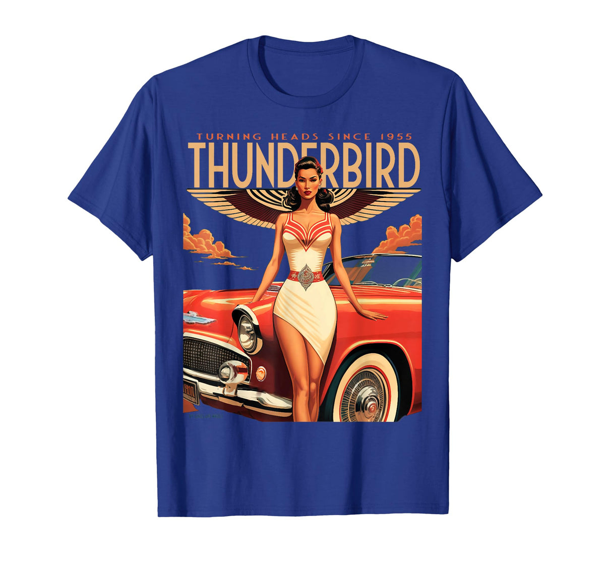 1955 1956 1957 vintage thunder bird chevys truck classic car T-Shirt