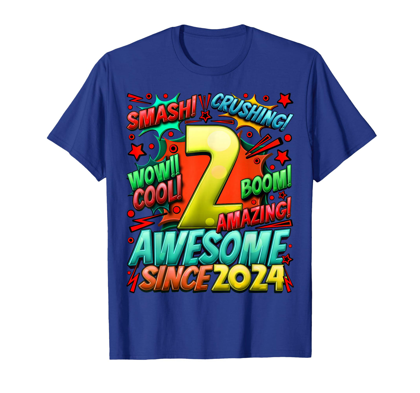 2 Year Old Gifts for Boys 2nd Birthday Boy 2 Year Old Boy T-Shirt