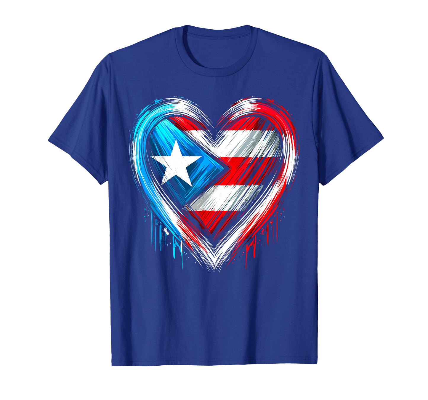 Puerto Rico Heart Puerto Rican Flag T-Shirt