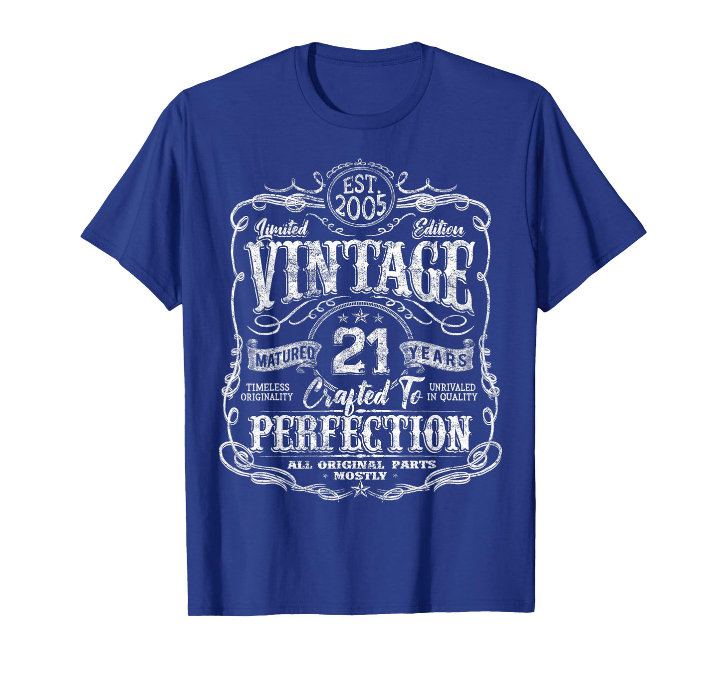 Vintage 2005 Limited Edition Shirt 21 Year Old 21st Birthday T-Shirt