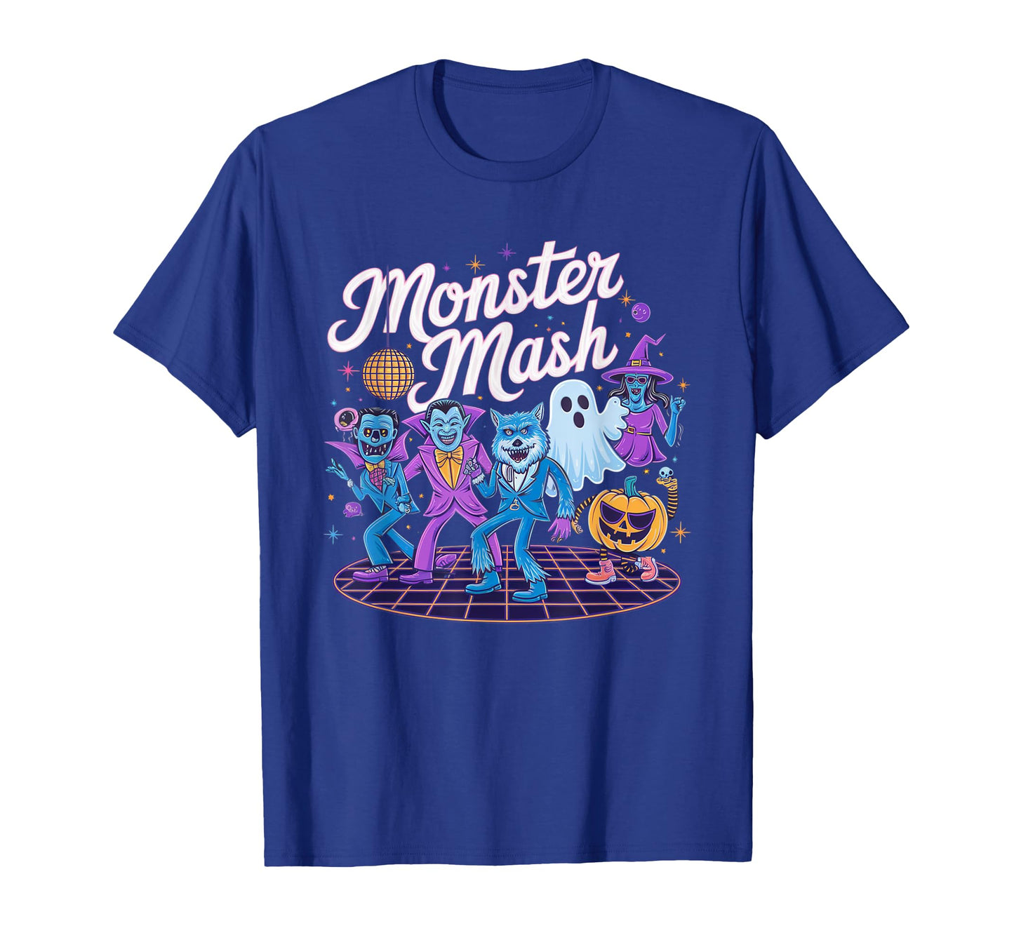 Vintage Monster Mash Ghost Scary Funny Halloween Candy T-Shirt