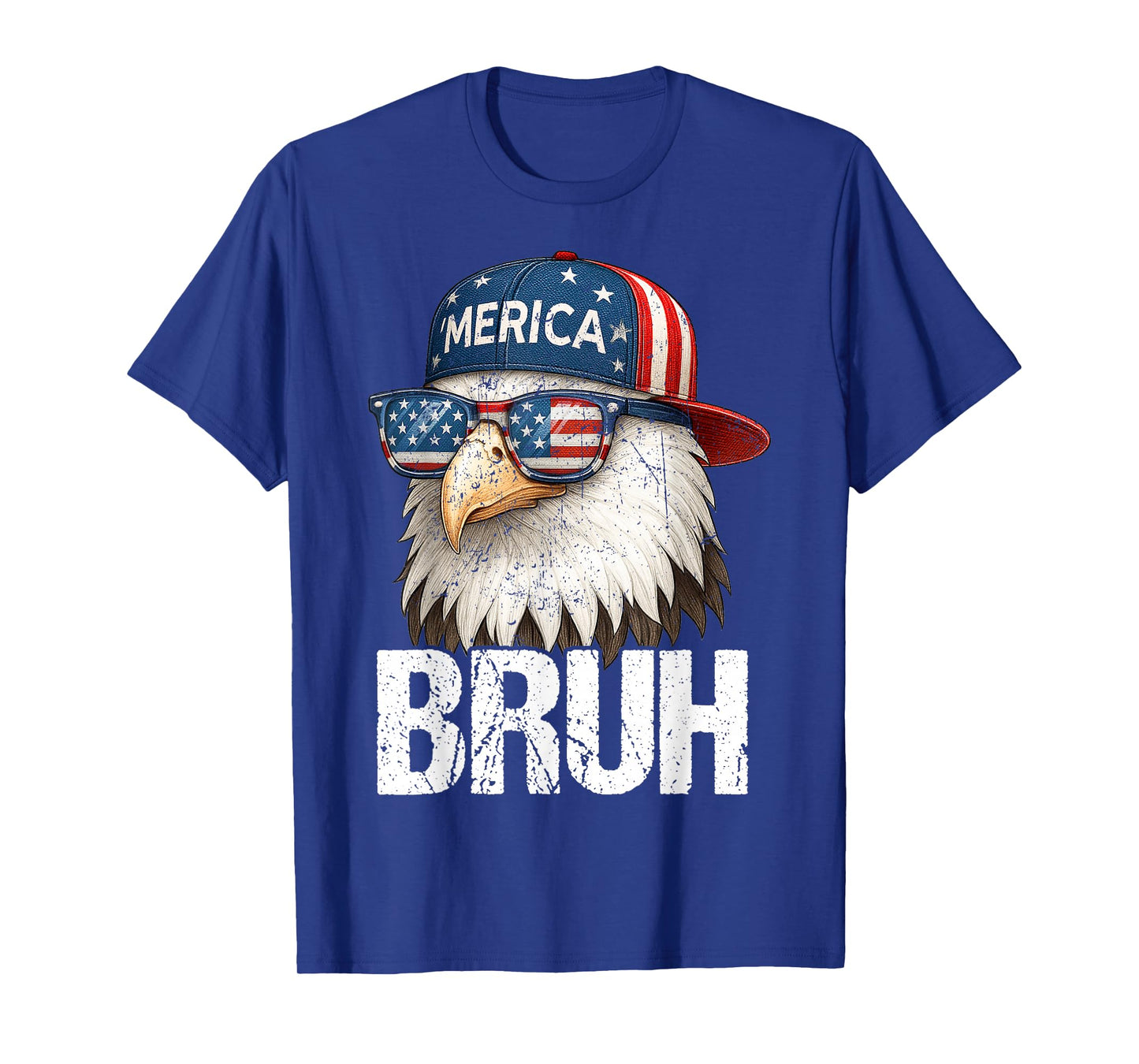 Bruh Fourth 4th Of July Eagle American Patriotic Mens Boys T-Shirt