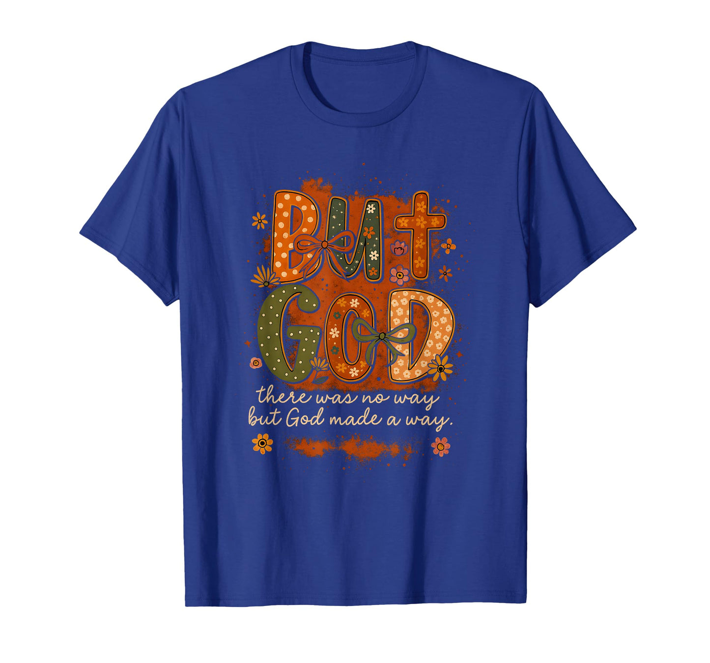 But God Made a Way Vintage Christian Faith Quote T-Shirt