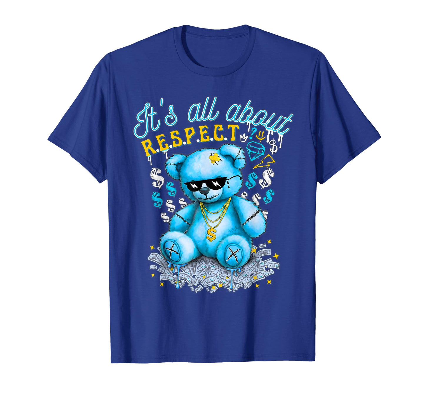 It's All About Respect Gamma Blue Matching T-Shirt