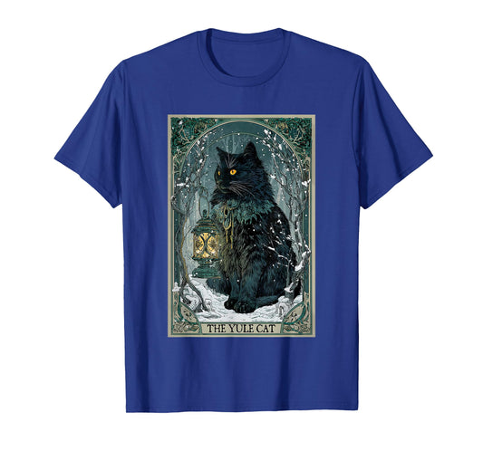 The Yule cat Tarot Card Christmas T-Shirt