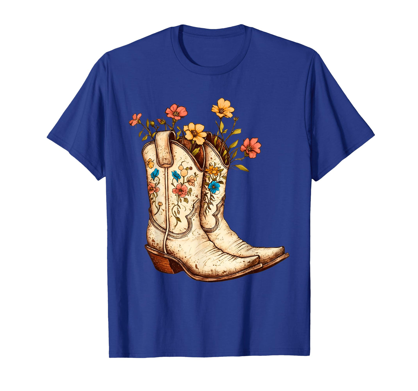 Cowgirl Boots Rodeo Western Country Rodeo Cowboy Boots T-Shirt