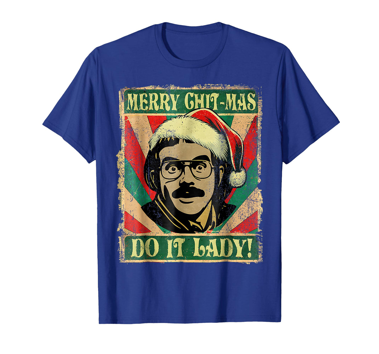 Do It Funny Chit-mas Christmas Santa Hat T-Shirt