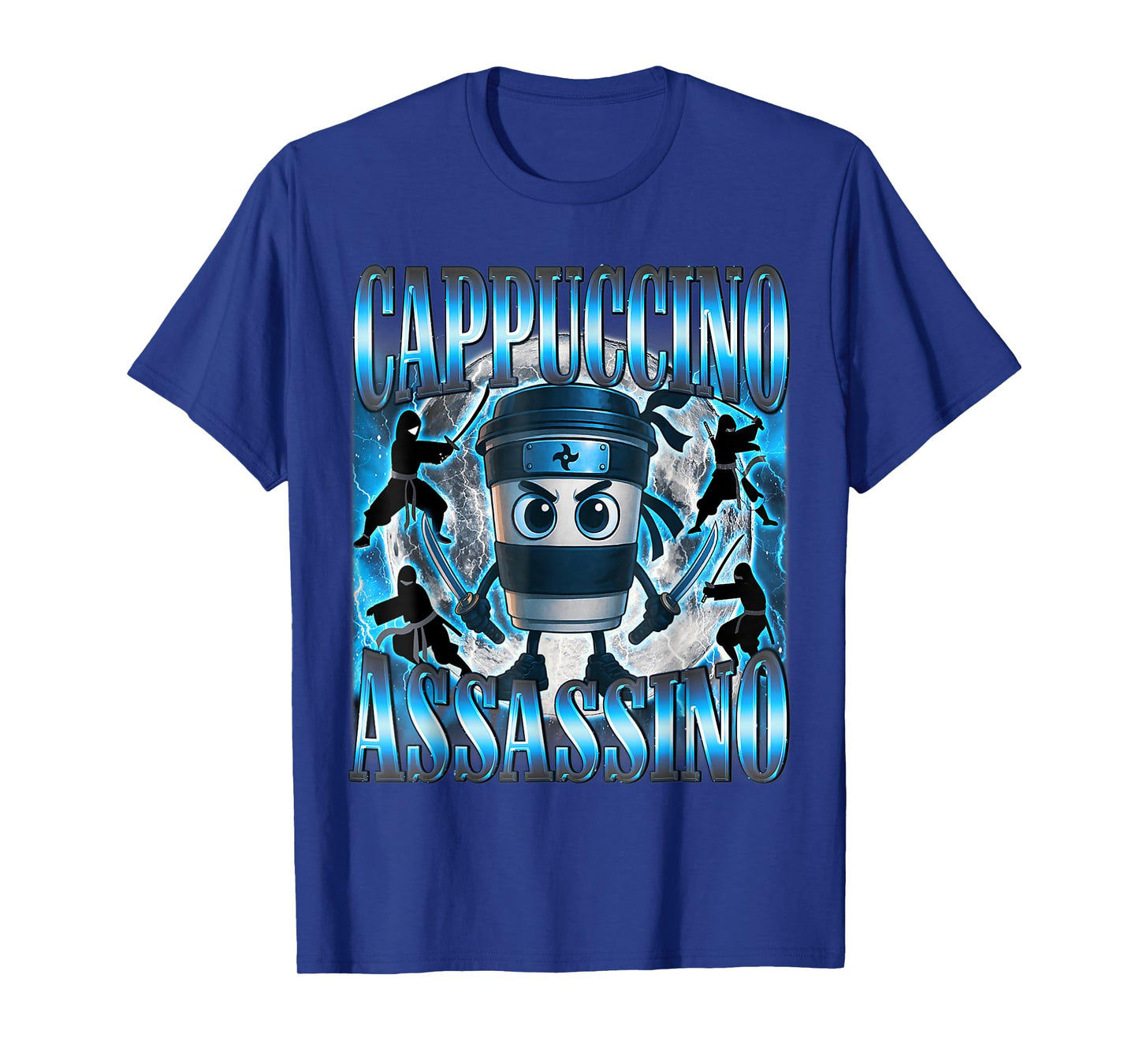 Cappuccino Assassino Brainrot Italian Meme T-Shirt