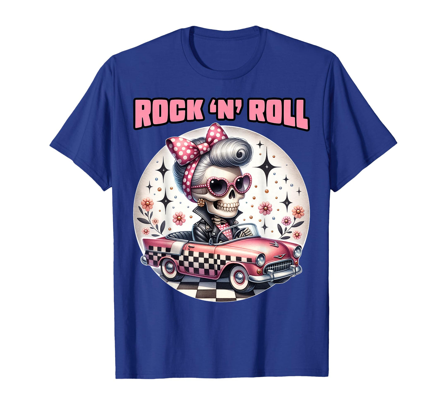 Rock N Roll 50s Sock Hop Dance Doo Wop Rockabilly 1950s Art T-Shirt