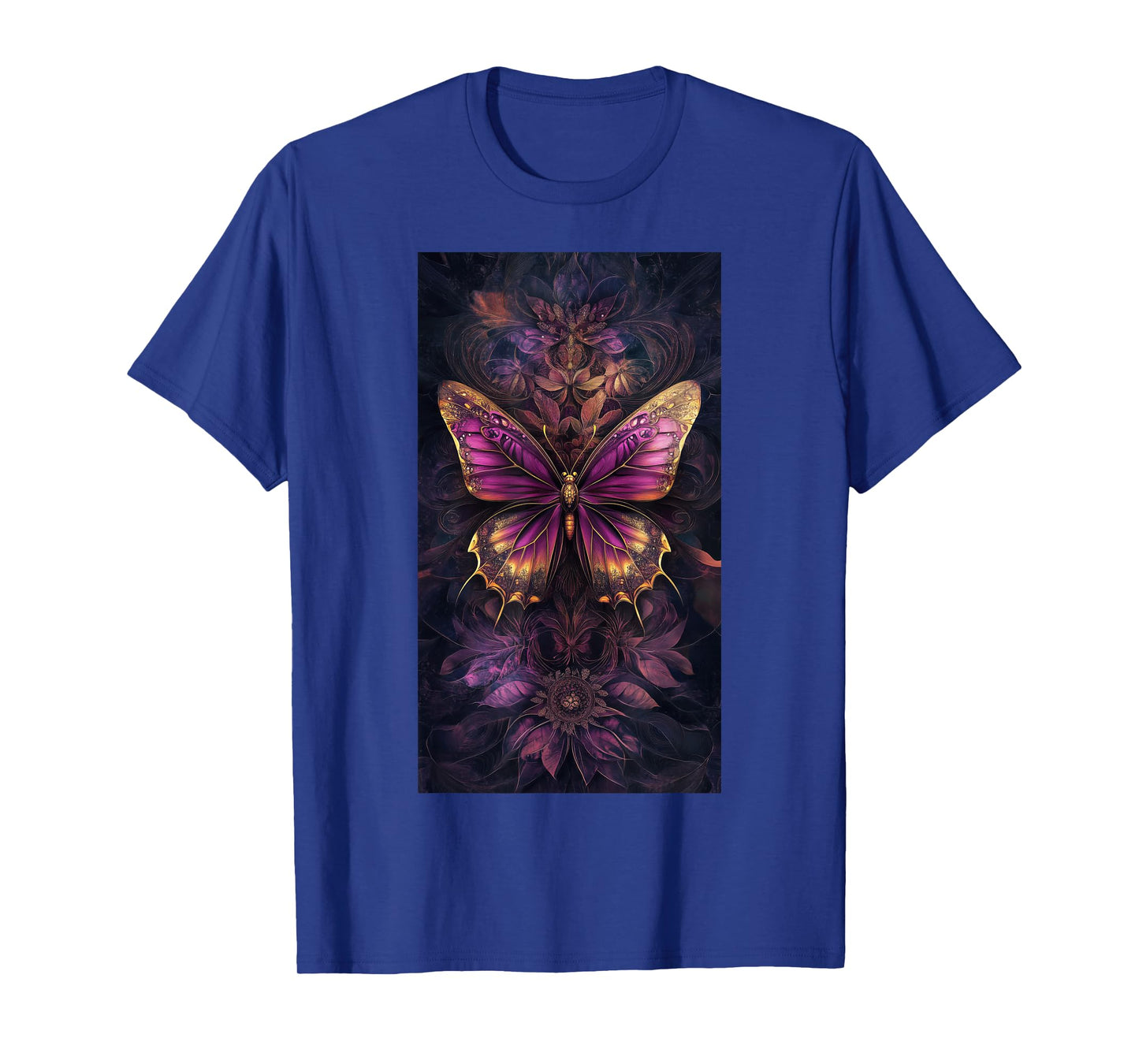 Floral Patterns Butterfly art Purple butterfly T-Shirt