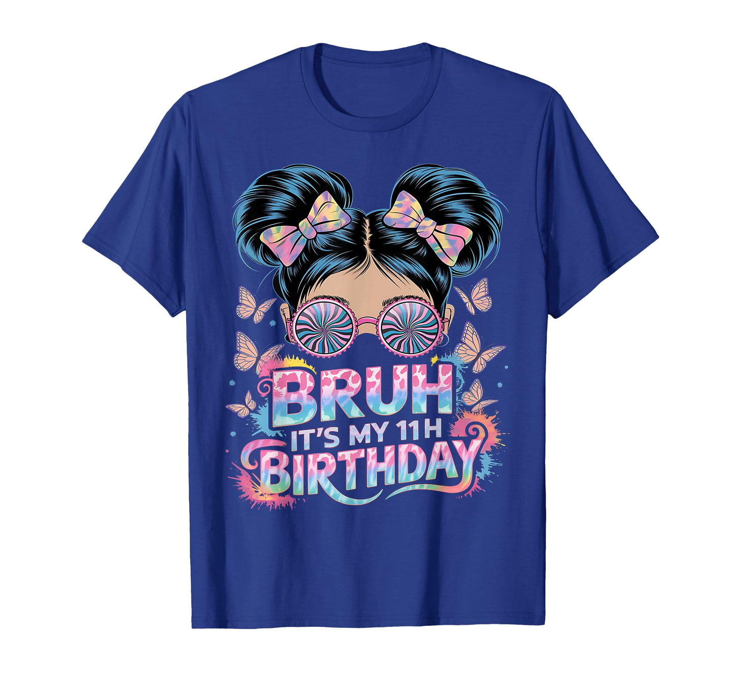Bruh Its My 11th Birthday Shirt Girls 11 Year Old Birthday T-Shirt