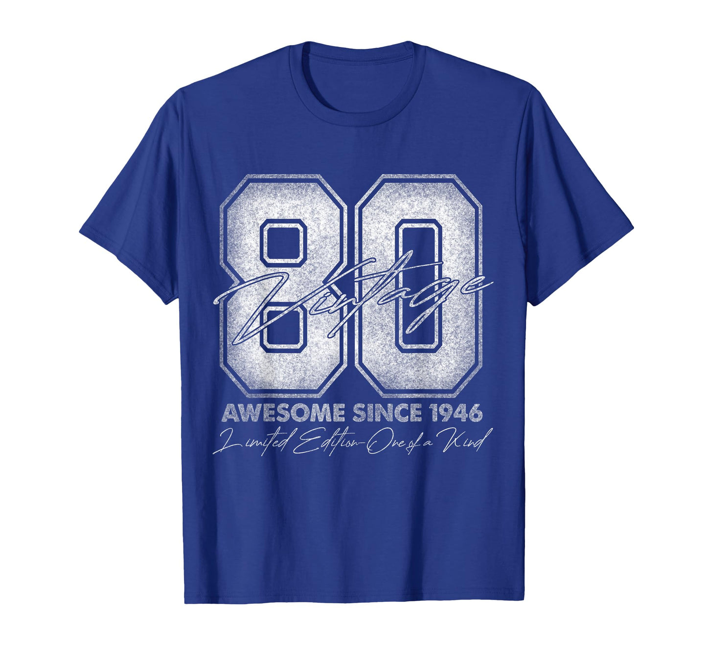 80 Year Old Gifts Vintage 1946 Limited Edition 80th Birthday T-Shirt