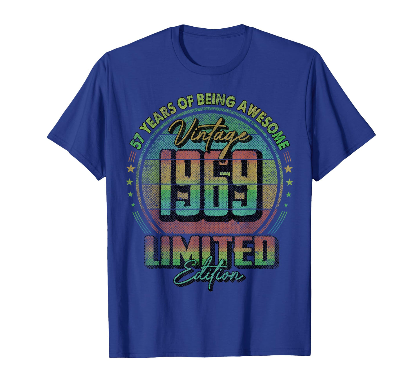 Vintage 1969 Limited Edition Shirt 57 Year Old 57th Birthday T-Shirt