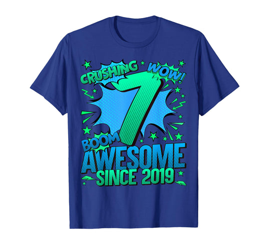 7 Year Old Gifts for Boys 7th Birthday Boy 7 Year Old Boy T-Shirt