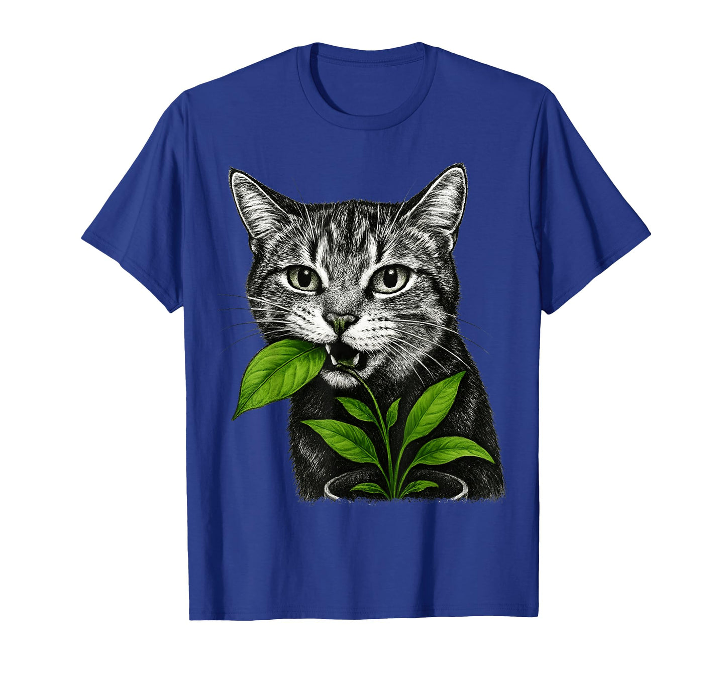 Funny Cat Plant Lover Gardener Gardening Planting Humor T-Shirt