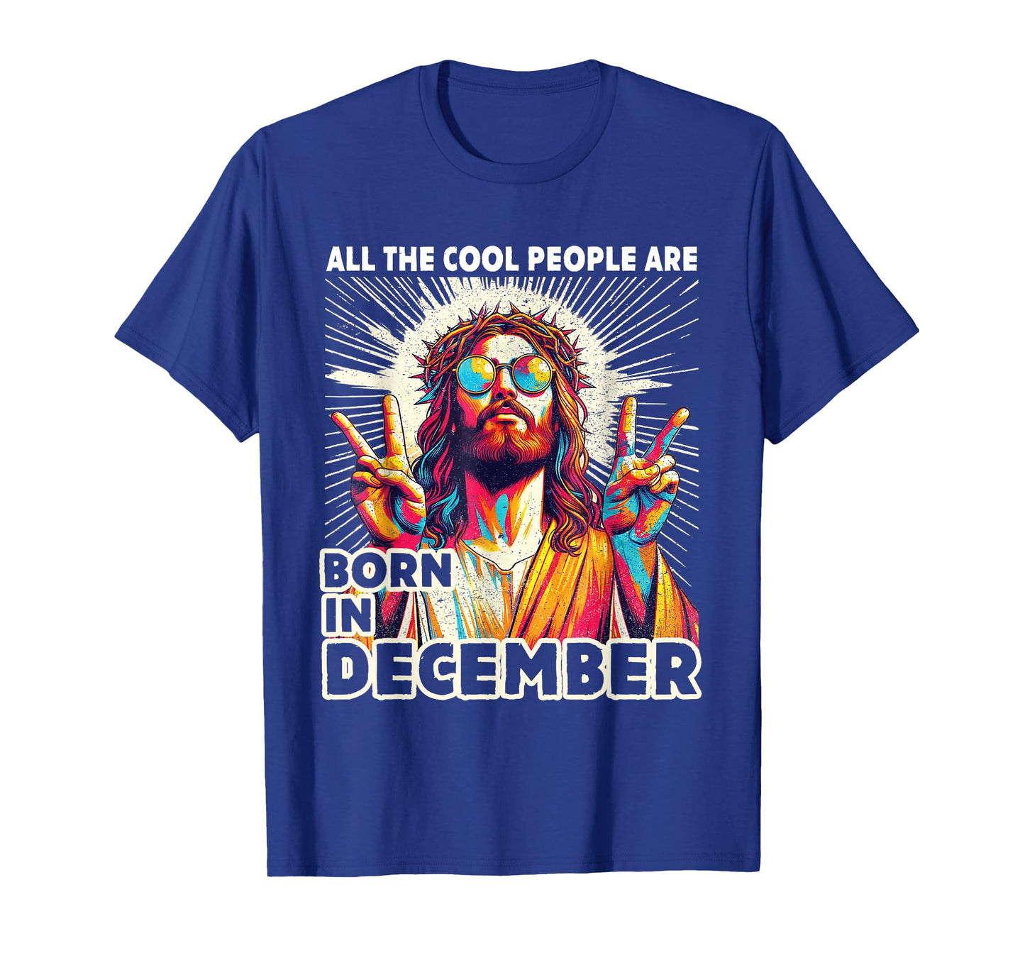 Cool People are Born in December Christian Christmas T-Shirt