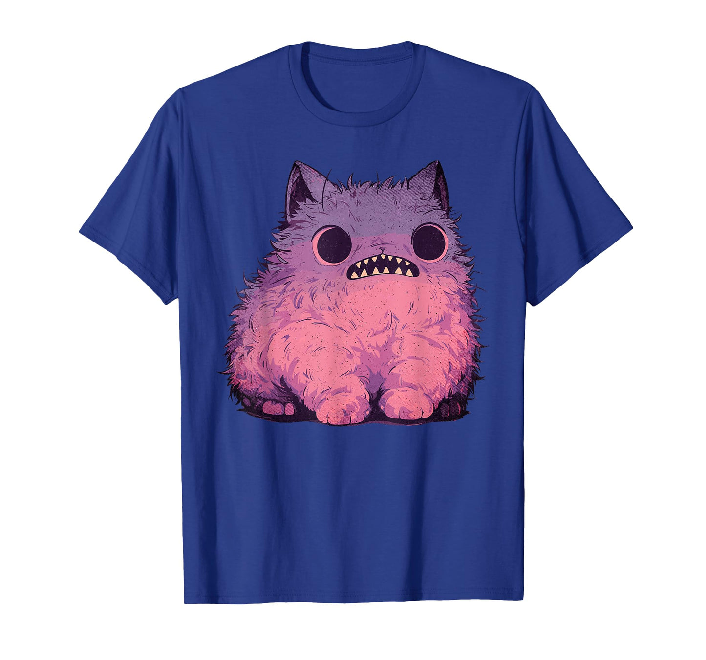 Cat Monster Graphic Kawaii Pastel Goth Anime Aesthetic Goth Men Women Kids T-Shirt