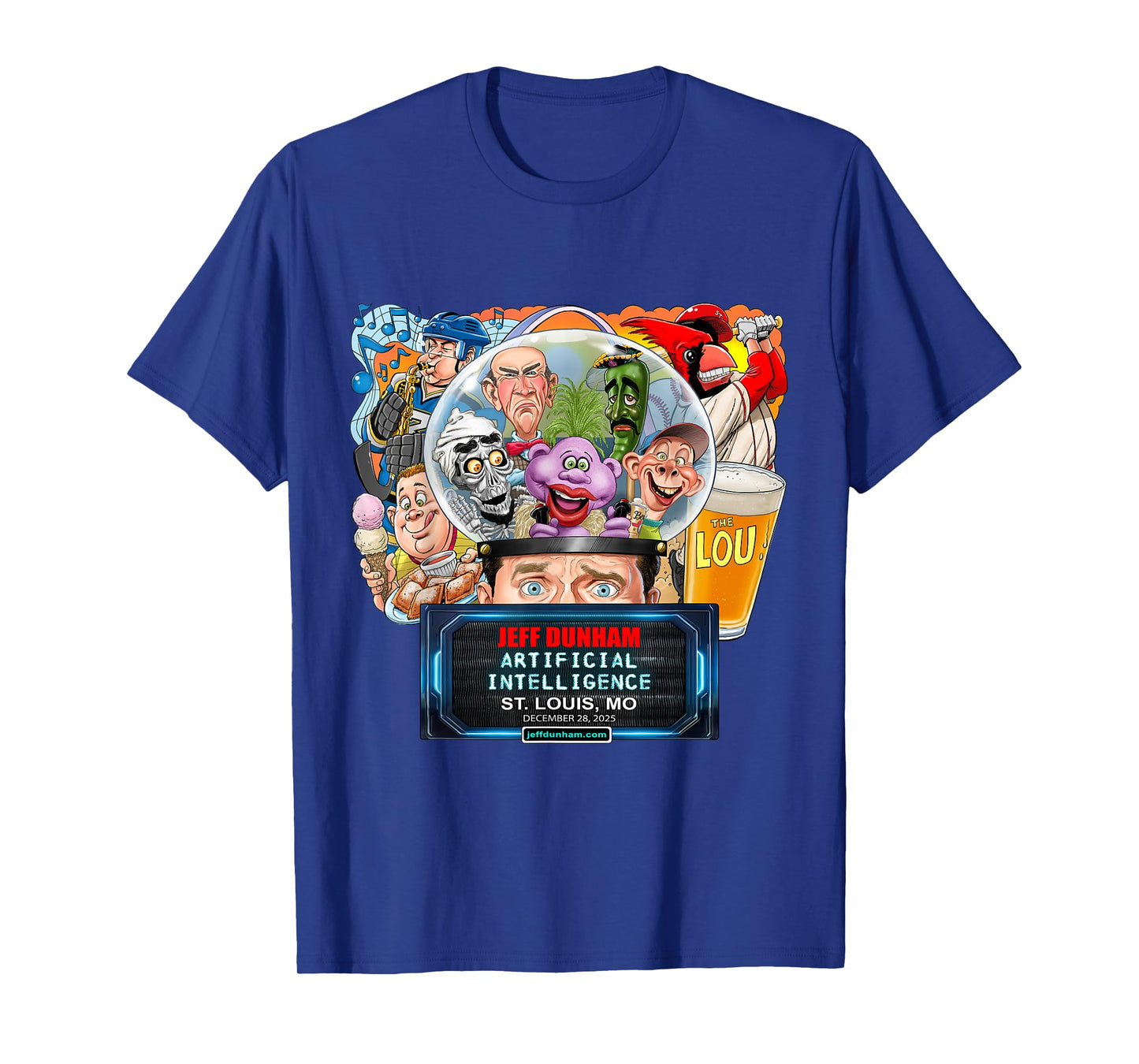 Jeff Dunham St. Louis, Mo (2025) T-Shirt