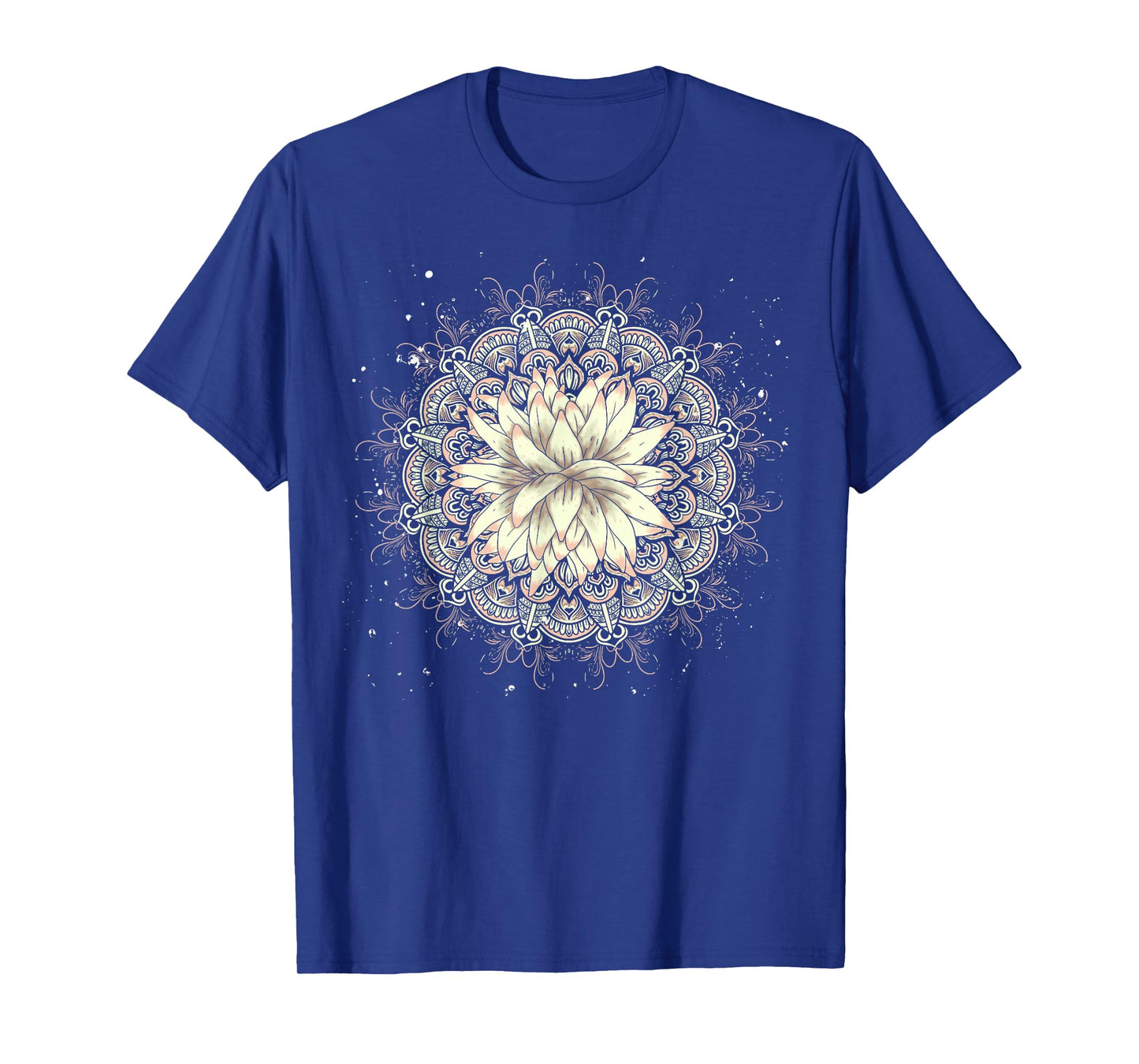 Buddhist Flower Blossom Prana Art Spiritual Lotus Mandala T-Shirt