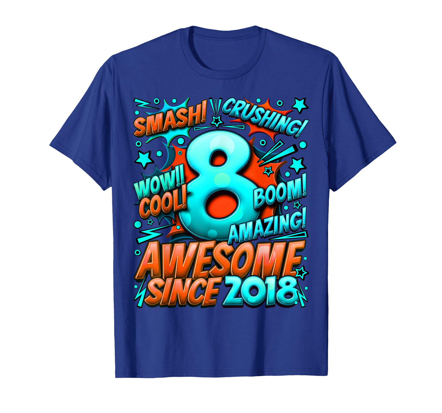 8 Year Old Gifts for Boys 8th Birthday Boy 8 Year Old Boy T-Shirt