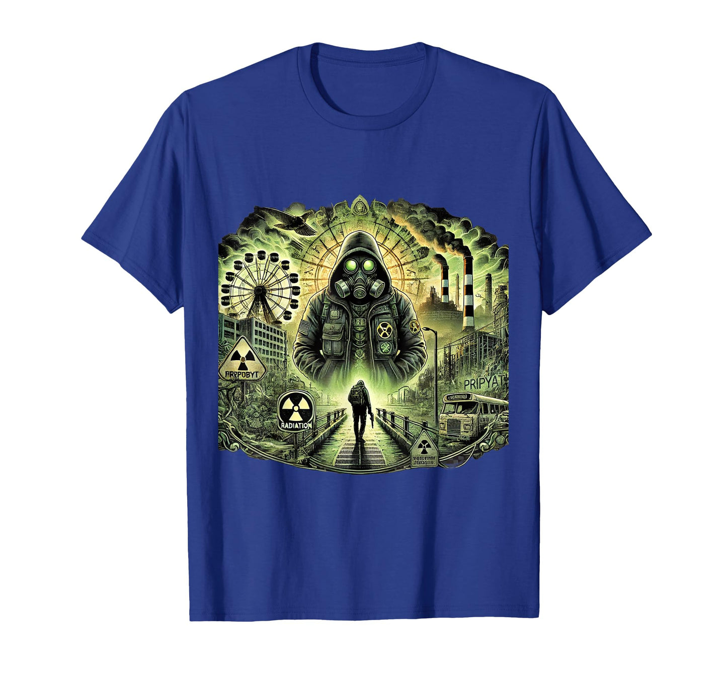 Chernobyl Radiation Zone, Abandoned Pripyat, Stalker Game T-Shirt