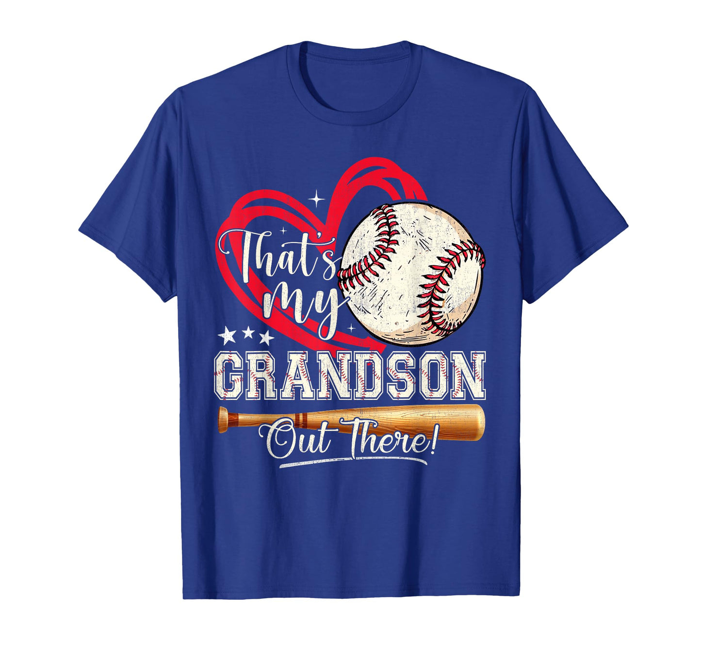 That's My Grandson Out There Baseball Grandma Mother's Day T-Shirt