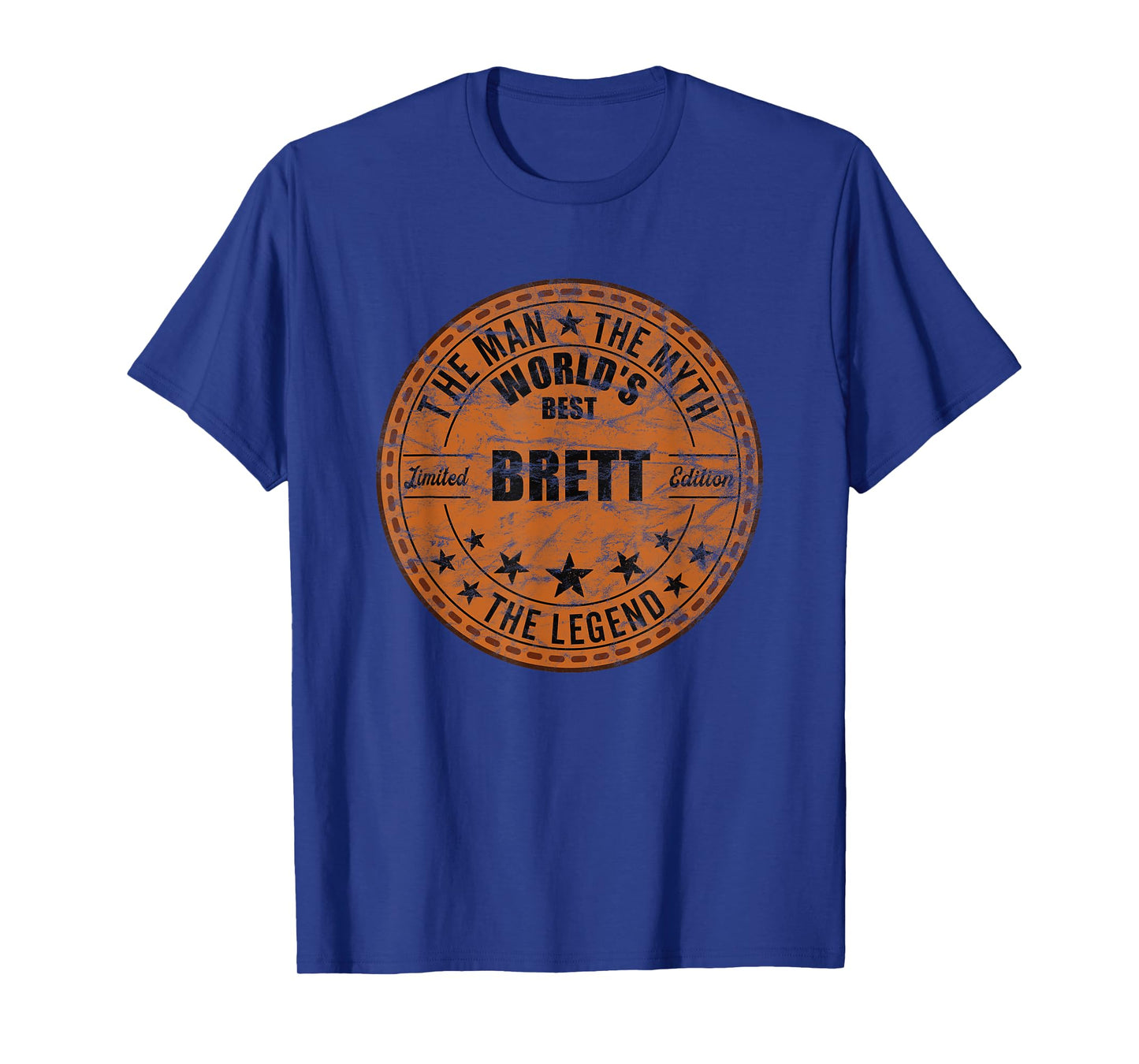 Mens Brett The Man The Myth The Legend First Name Brett T-Shirt