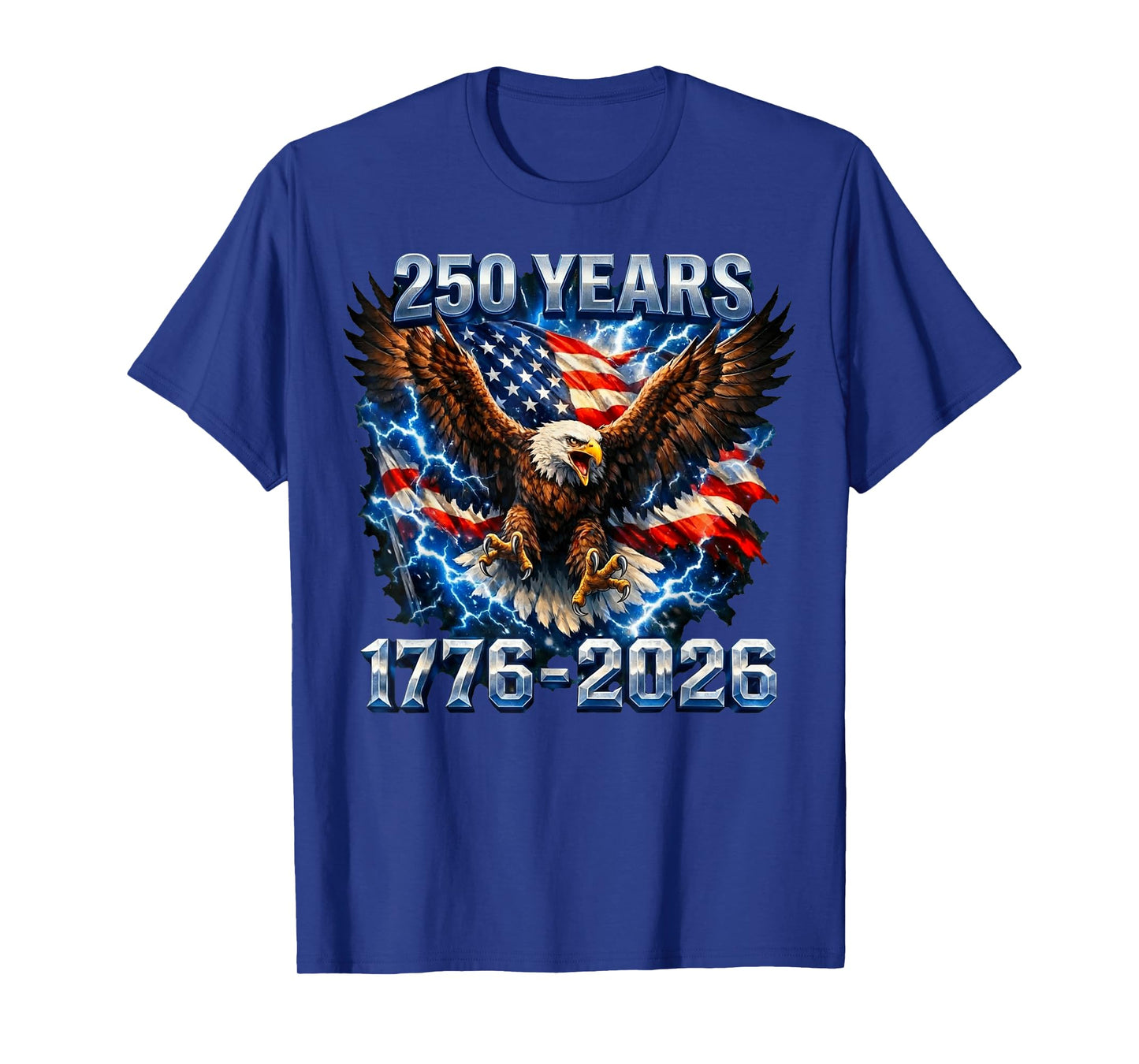 American Bald Eagle 1776-2026 250 Anniversary USA T-Shirt